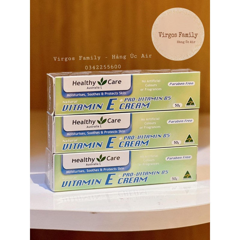 Kem Dưỡng Vitamin E Healthy Care 50g Dưỡng Ẩm, Phục Hồi Da Hiệu Quả