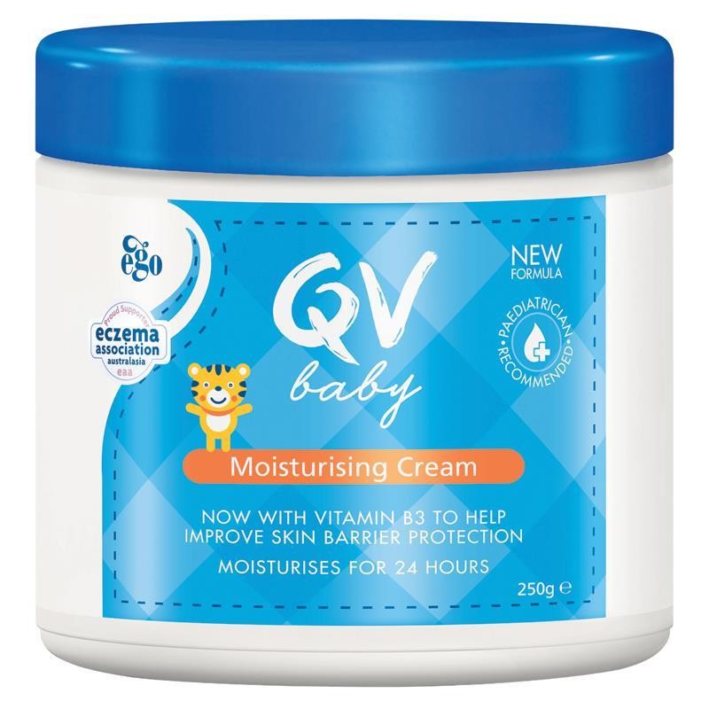 Kem dưỡng da cho bé giảm chàm da, viêm da cơ địa Ego QV Baby Moisturising Cream