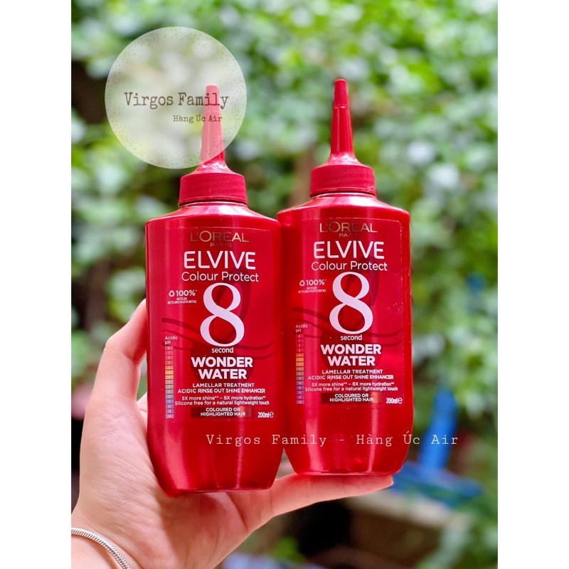 Nước thần xả tóc Loreal Paris Elvive Wonder Water 200ml