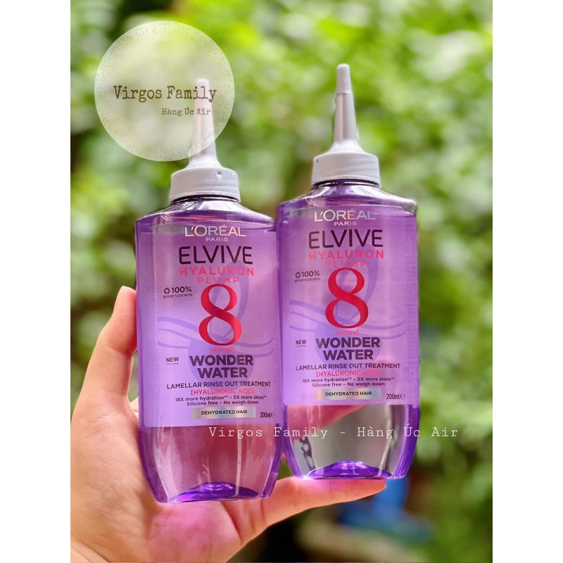 Nước thần xả tóc Loreal Paris Elvive Wonder Water 200ml