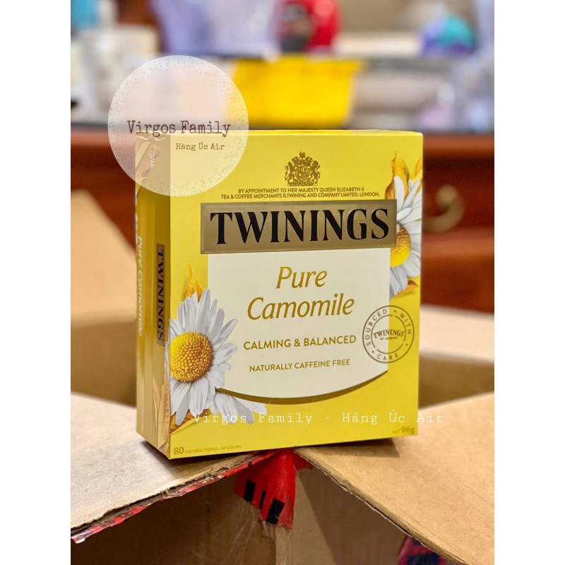 Trà túi lọc Twinings of London vị trái cây thảo mộc các vị hộp to