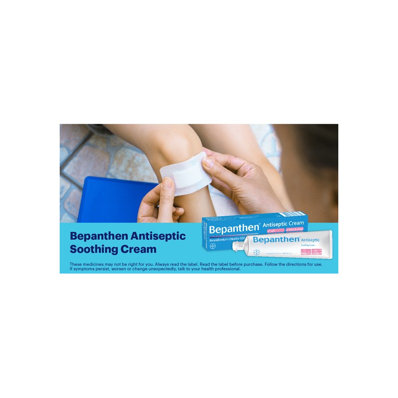 Kem Sát Khuẩn & Phục Hồi Da Bepanthen Antiseptic Cream 100g
