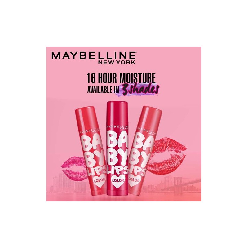 Maybelline Baby Lips Color – Son Dưỡng Môi 16H Dưỡng Ẩm, Tươi Tắn Suốt Cả Ngày