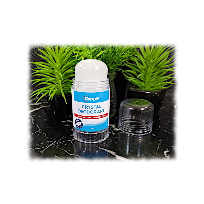 Lăn Khử Mùi Phèn Chua Dermal Therapy Crystal Deodorant 120g