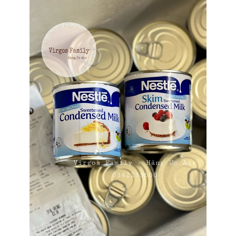 Sữa đặc tách béo/ nguyên kem Nestle Skim Condensed Milk Úc