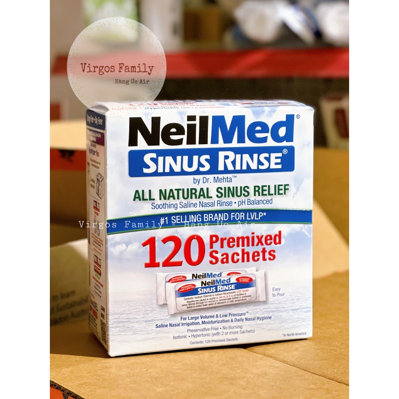 Muối rửa mũi NeilMed Sinus Rinse 120 Sachets