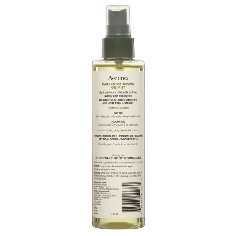 Dầu dưỡng thể Aveeno Daily Moisturising Oil Mist 200ml