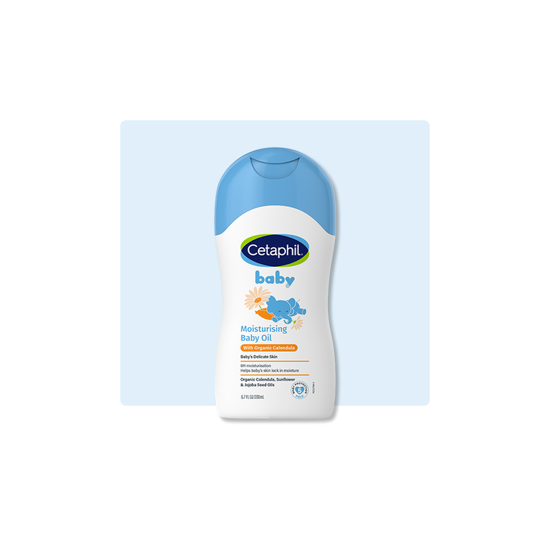 dầu dưỡng ẩm Cho bé Cetaphil Baby Moisturising Baby Oil with Organic Calendula 200ml