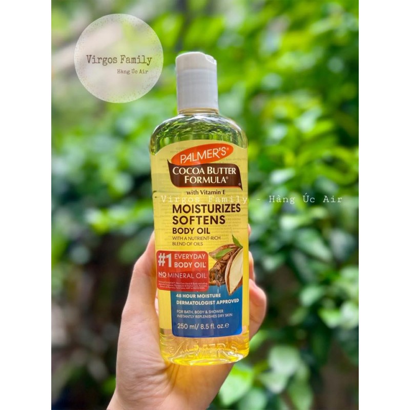 Dầu dưỡng thể dưỡng ẩm chuyên sâu Palmer's Shea Butter Body Oil 250ml