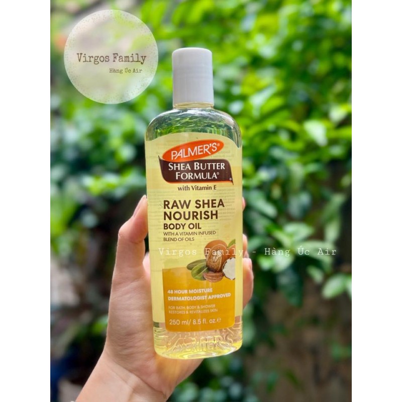 Dầu dưỡng thể dưỡng ẩm chuyên sâu Palmer's Shea Butter Body Oil 250ml