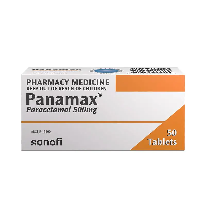 Viên giảm đau, hạ sốt Panamax 500mg 50 viên