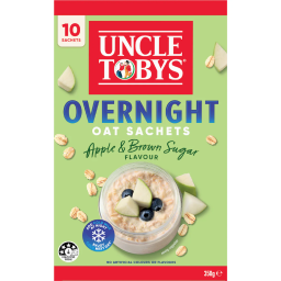 copy of Yến mạch Úc giàu chất xơ Uncle Tobys Overnight Oat Sachets Strawberry & Vanilla 10 gói