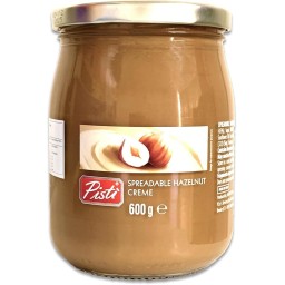 Kem phết hạt phỉ thượng hạng từ Ý Pisti Spreadable Hazelnut Cream 600g