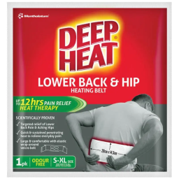 Đai giữ nhiệt hỗ trợ giảm đau lưng & hông Deep Heat Lower Back & Hip Heating Belt