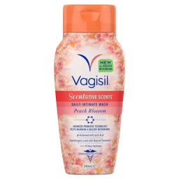 Dung dịch vệ sinh phụ nữ Vagisil Intimate Wash Peach Blossom 240ml