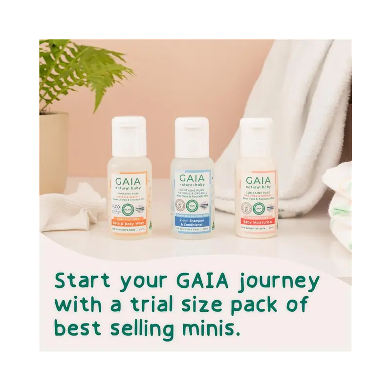 Bộ chăm sóc da cho bé GAIA Natural Baby Mini Traveller