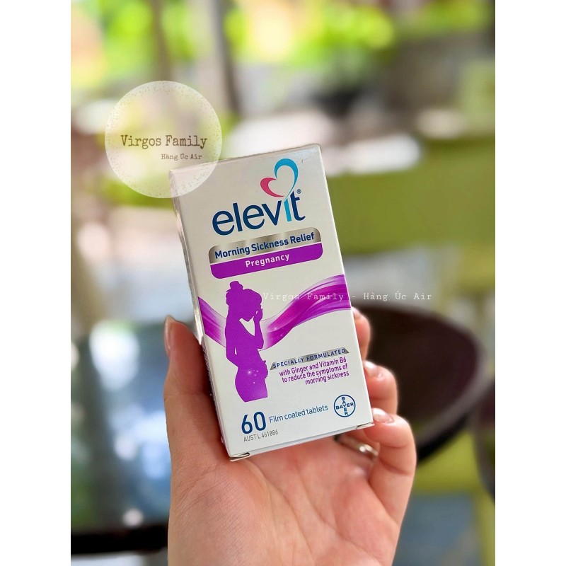 Viên hỗ trợ giảm nghén Elevit Morning Sickness Relief Pregnancy 60 Viên