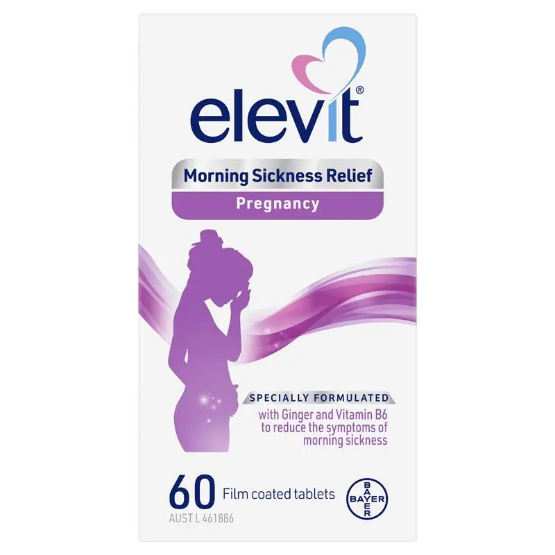 Viên hỗ trợ giảm nghén Elevit Morning Sickness Relief Pregnancy 60 Viên
