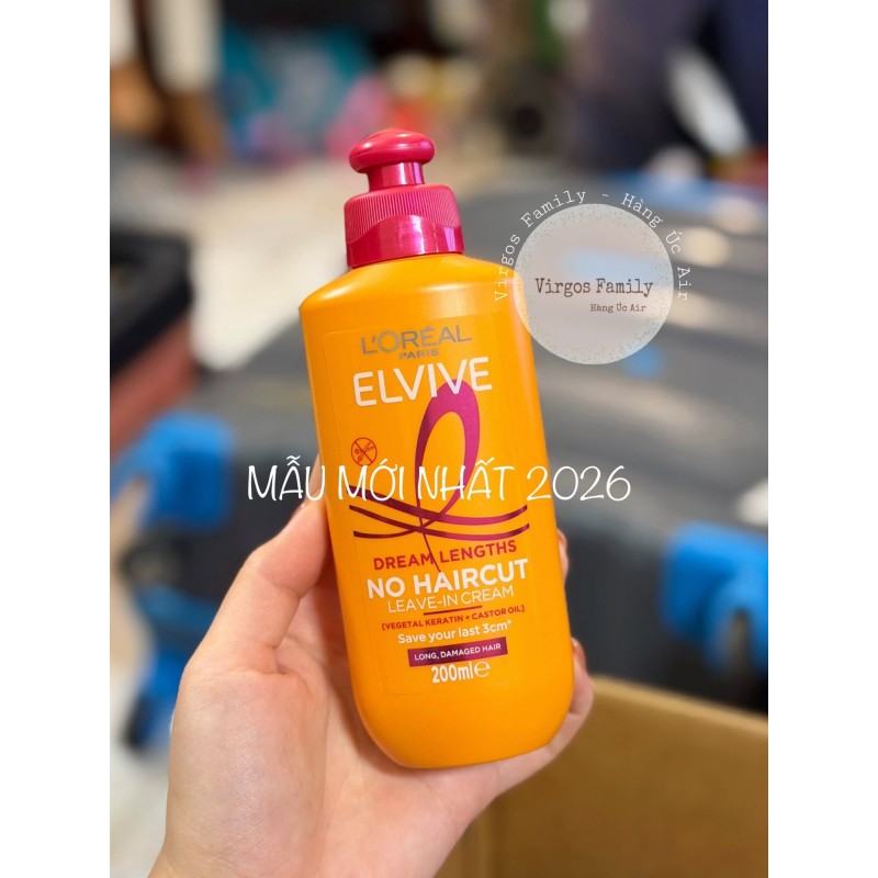 Kem Dưỡng Tóc phục hồi tóc hư tổn Loreal Elvive Dream Lengths 200ml