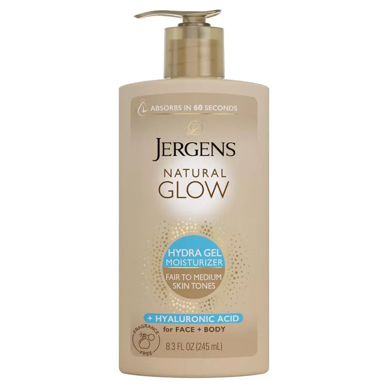 Kem dưỡng cho da nâu tự nhiên Jergens Natural Glow Hydra Gel Fair to Medium 245ml