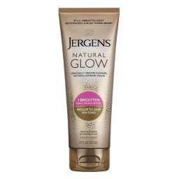 Kem dưỡng ẩm cho da nâu Jergens Natural Glow Skin Brightening Moisturiser Medium To Deep Skin Tones 221ml