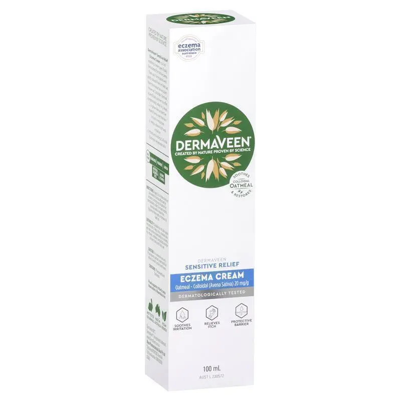 Kem hỗ trợ giảm triệu chứng chàm Dermaveen Sensitive Relief Eczema Cream 100ml