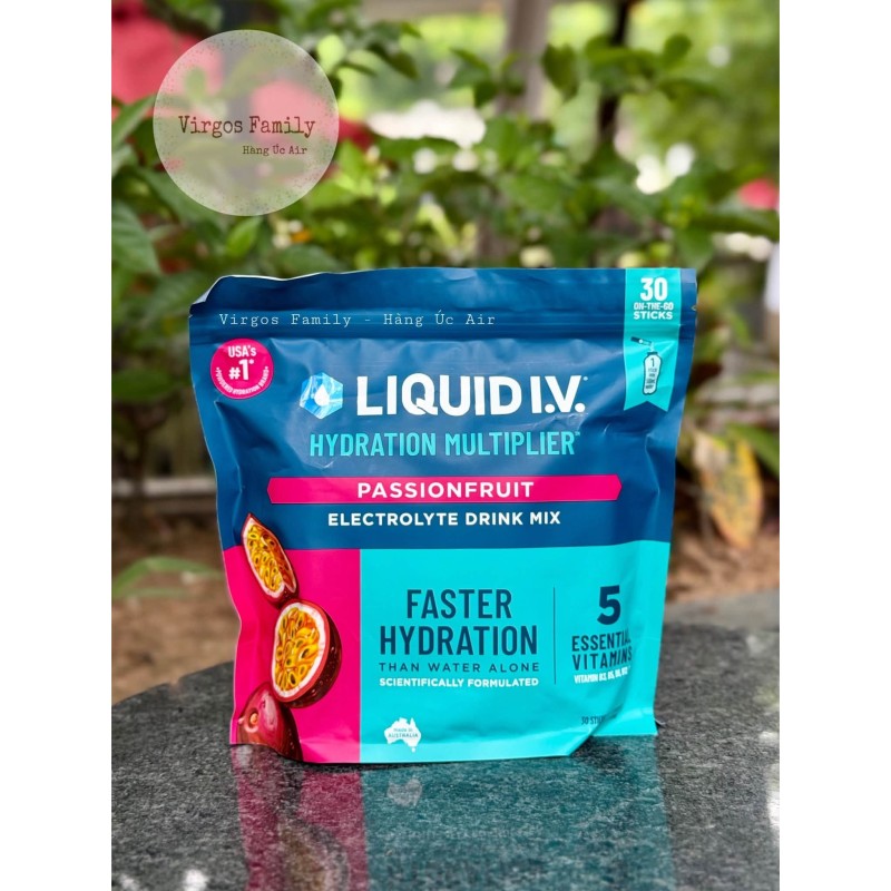 Bột điện giải bù nước Liquid I.V. Hydration Multiplier hộp 30 gói