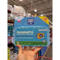 Miếng Dán Đuổi Muỗi Thiên Nhiên Cho Bé NatPat Kids Mosquito Repellent Stickers 88 Miếng