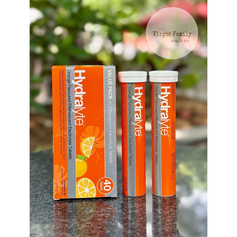 Viên sủi Hydralyte Summer Splash Multi Flavour 60 viên