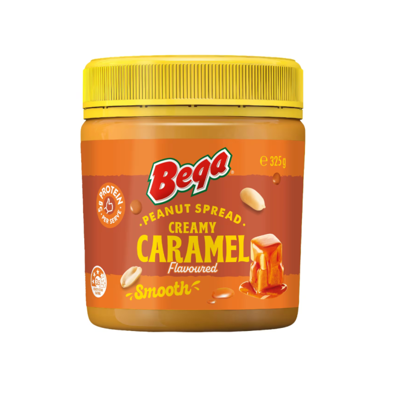 Bơ đậu phộng vị Caramel Bega Creamy Caramel Peanut Spread 325g