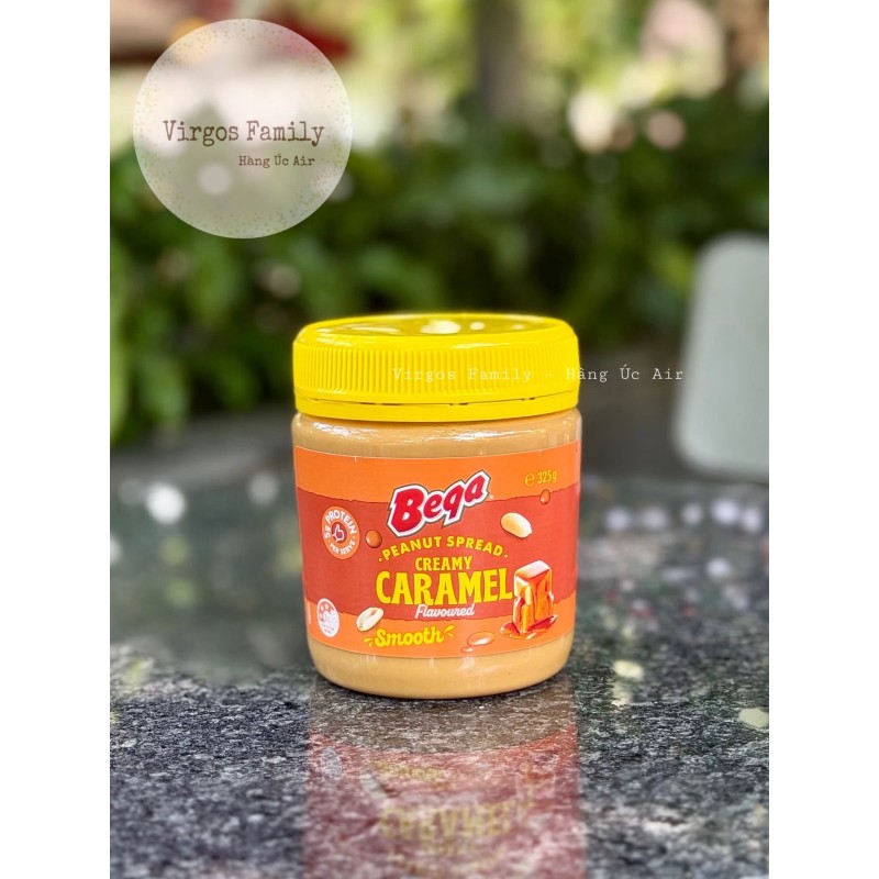 Bơ đậu phộng vị Caramel Bega Creamy Caramel Peanut Spread 325g