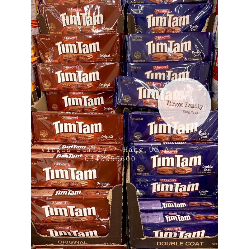Bánh socola TimTam đặc sản Úc - Socola Tim Tam đủ các vị
