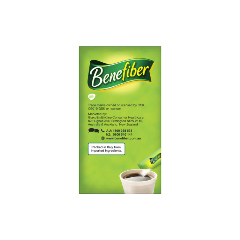 Bột bổ sung chất xơ Benefiber hộp 28 gói giảm táo bón, tiêu chảy