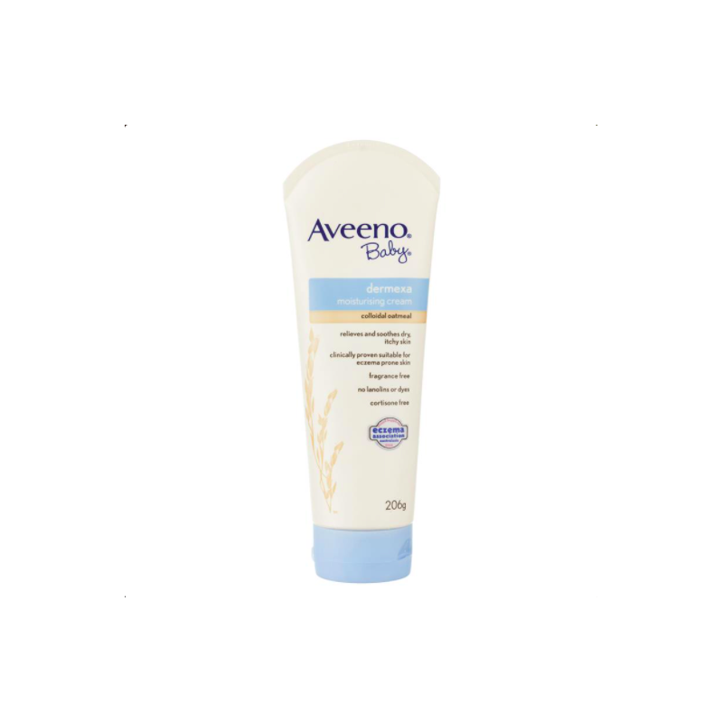 Kem giảm khô chàm da và viêm da cơ địa cho bé Aveeno Baby Dermexa Moisturising Cream for Eczema Prone Skin 206g