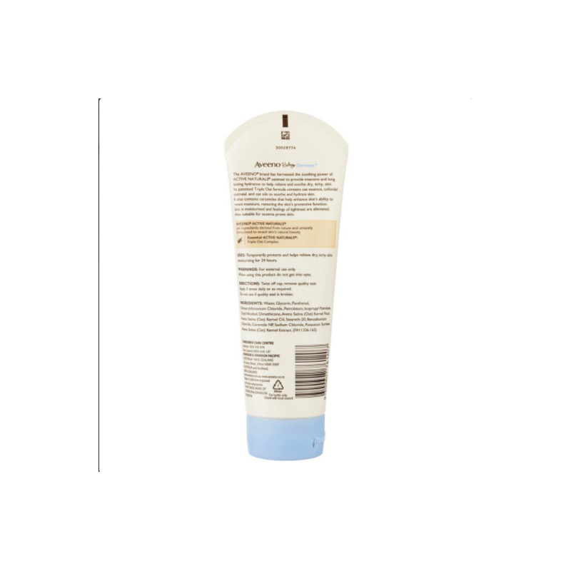 Kem giảm khô chàm da và viêm da cơ địa cho bé Aveeno Baby Dermexa Moisturising Cream for Eczema Prone Skin 206g