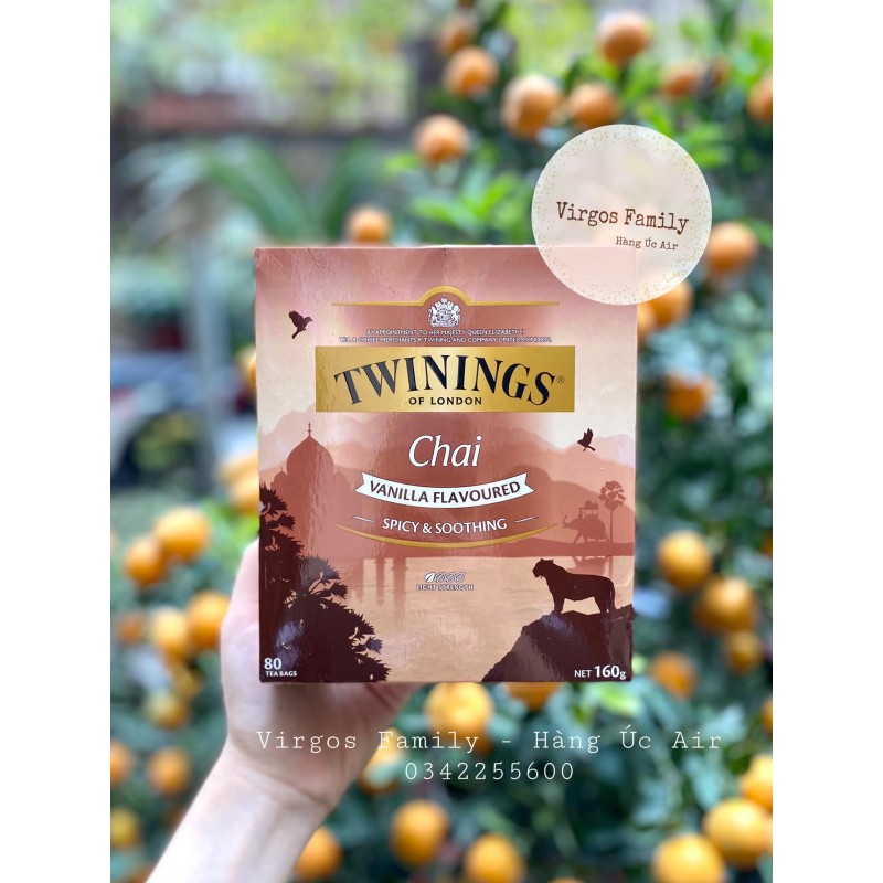 Trà túi lọc Twinings of London vị trái cây thảo mộc các vị hộp to