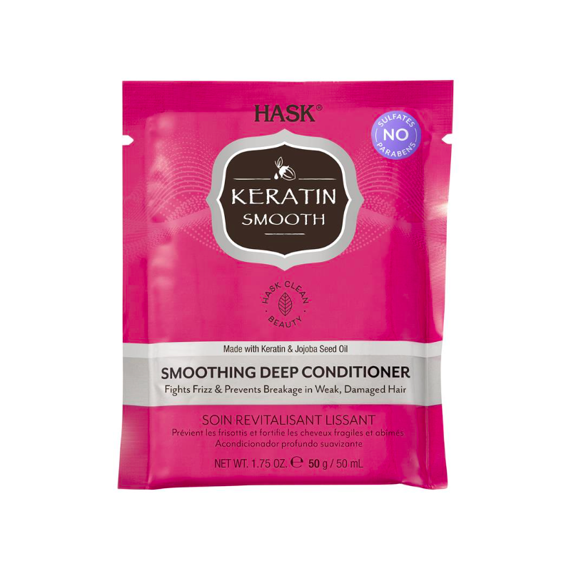 Gói dầu xả sâu Hask Keratin Smooth Deep Conditioner sachet 50g